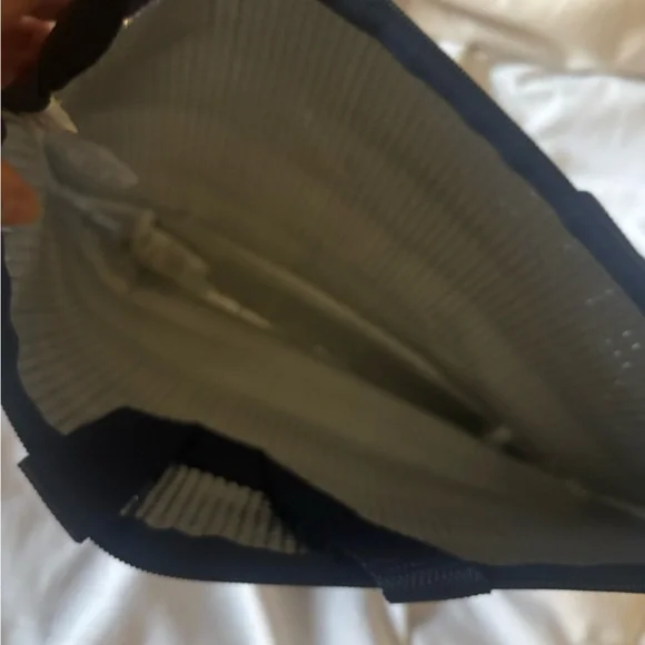 NWT Thirty-One Blue Polka Dot L Initial Letter Bag Thermal Tote - Picture 7 of 7